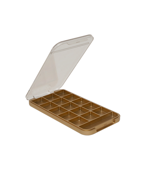 detail of HN3413-Caixa de pó de embalagem de paleta de sombra de etiqueta privada